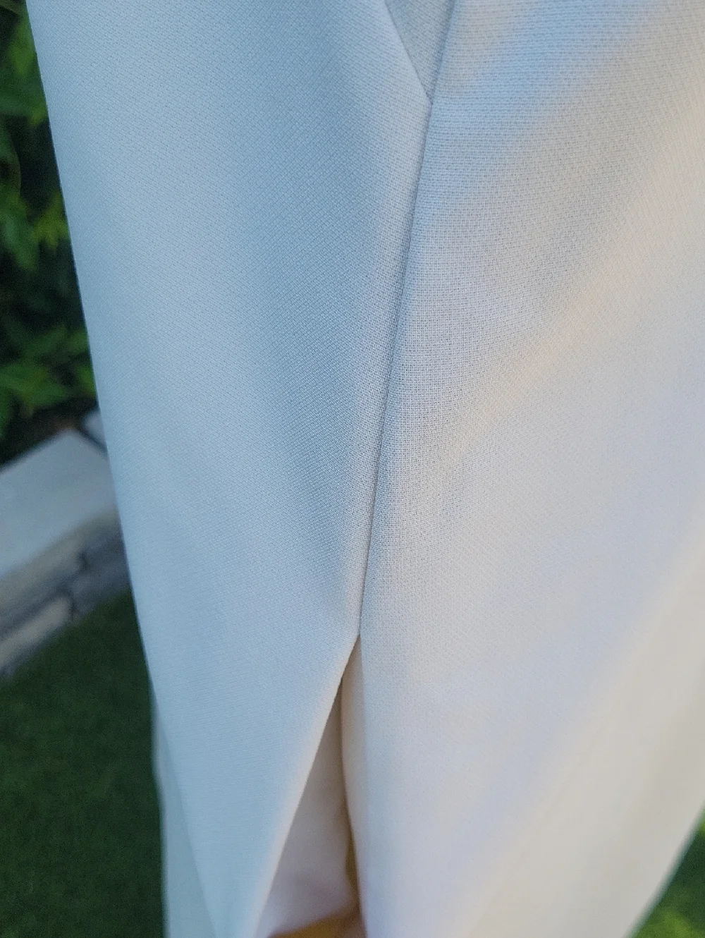 J. Crew Cream Women's Dress With Lace Sleeves Sz  10